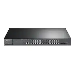 JetStream™ 24-Port Gigabit and 4-Port 10GE SFP+ L2+ Managed Switch with 24-Port PoE+PORT: 24× Gigabit PoE... (SG3428XMP)_1